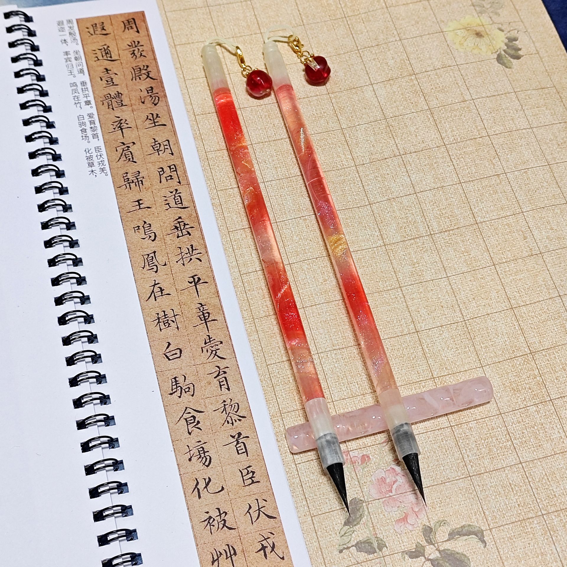 【枕上书定制】瘦金体纯紫毫动物毛专业小楷毛笔文征明琴赋草堂十志