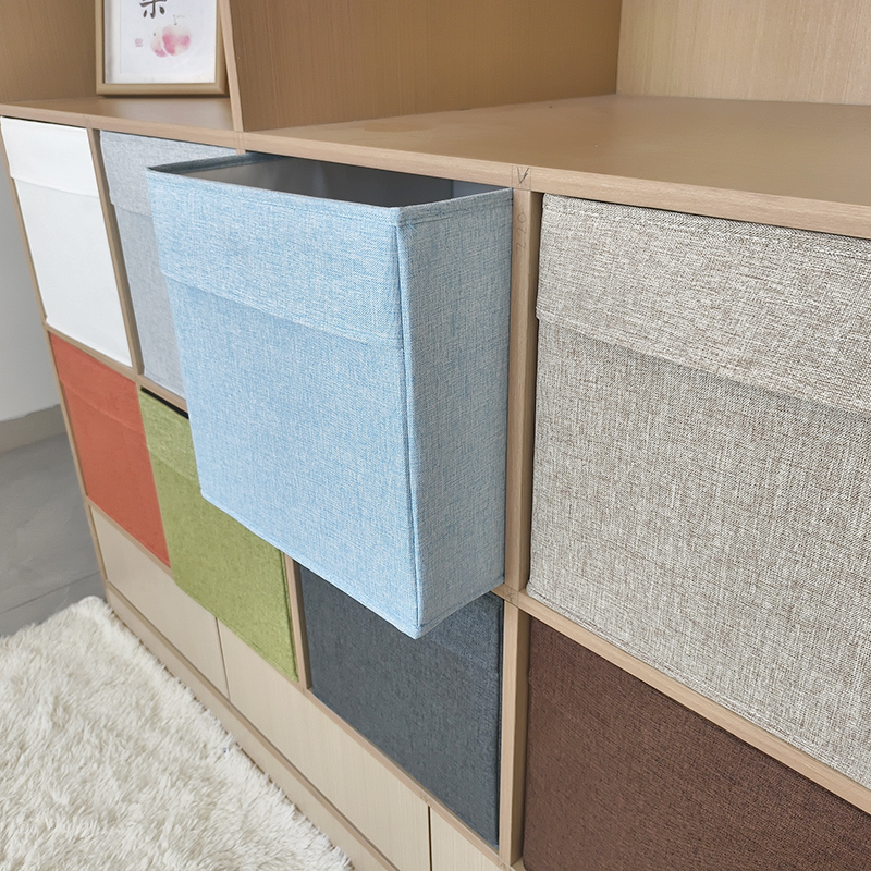 收纳箱布艺格子柜衣柜衣帽间整理箱无异味可水洗折叠收纳整理神器