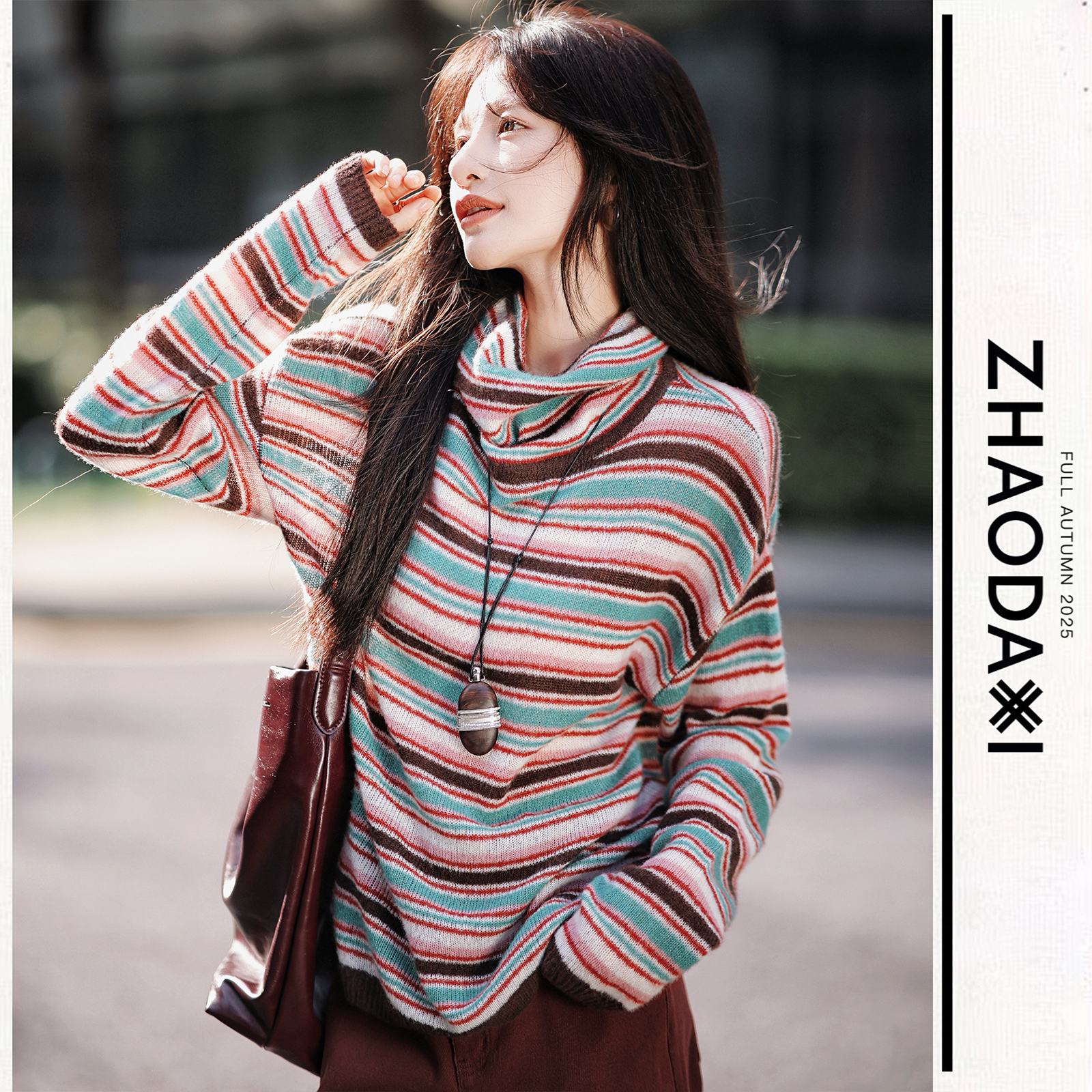 【赵大喜】现货！霓虹甜心毛衣 | 软糯亲肤 堆堆领