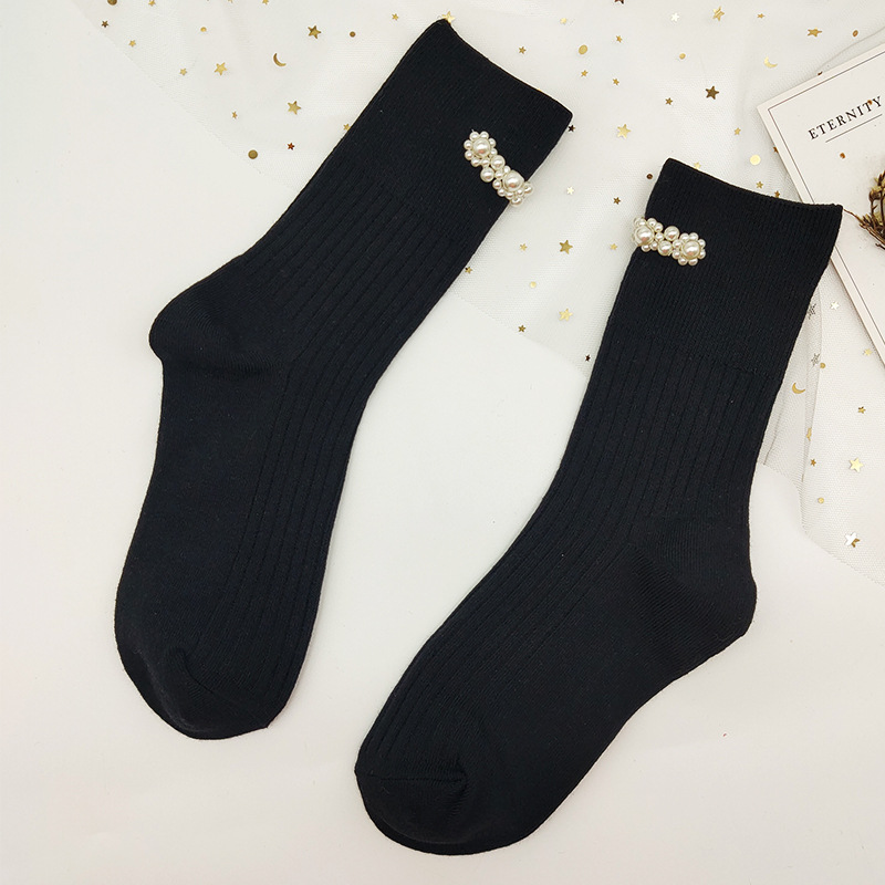 ZYY【百搭中筒袜】2025S/S新品小仙同款百搭轻奢直筒袜X25QSP03448