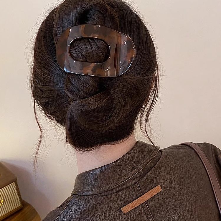 鸭嘴夹原创设计抓夹女少女风发夹休闲风欧美风简约风