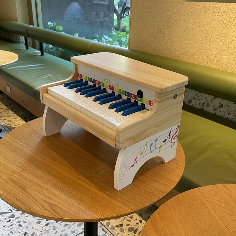 曼伦儿童钢琴玩具小宝宝初学启蒙早教迷你电子琴钢琴周岁礼物
