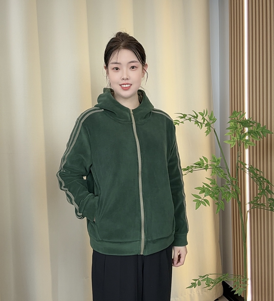 连帽保暖女长袖常规常规款短外套上衣休闲加厚双面2025双面奥粒绒