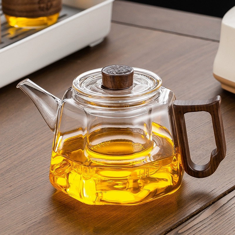 茶壶新款加厚玻璃煮茶壶高端煮一体养生大容量烧水壶可电陶炉明火