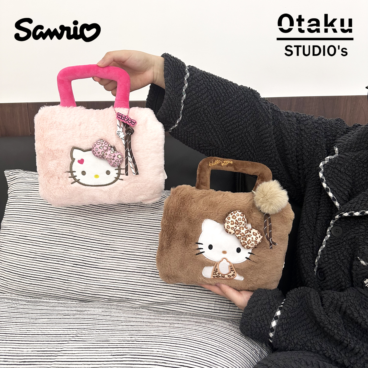 三丽鸥hellokitty充电热水袋防爆手提暖手宝女生用痛经暖宫暖水袋