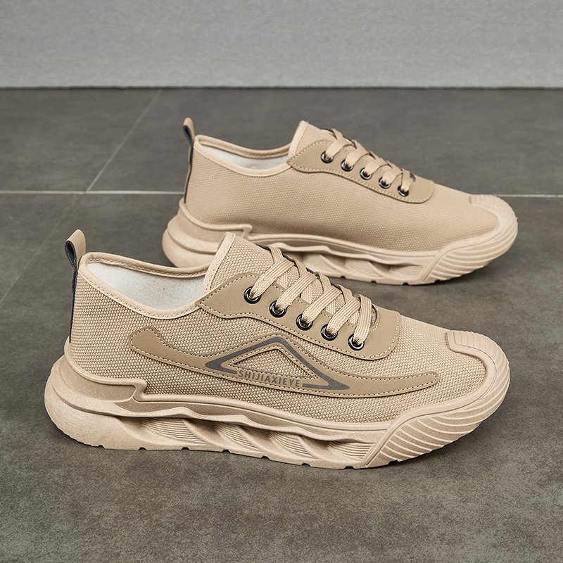 男士低帮休闲户外鞋软底轻便防臭透气劳保鞋耐磨防滑工地干活鞋