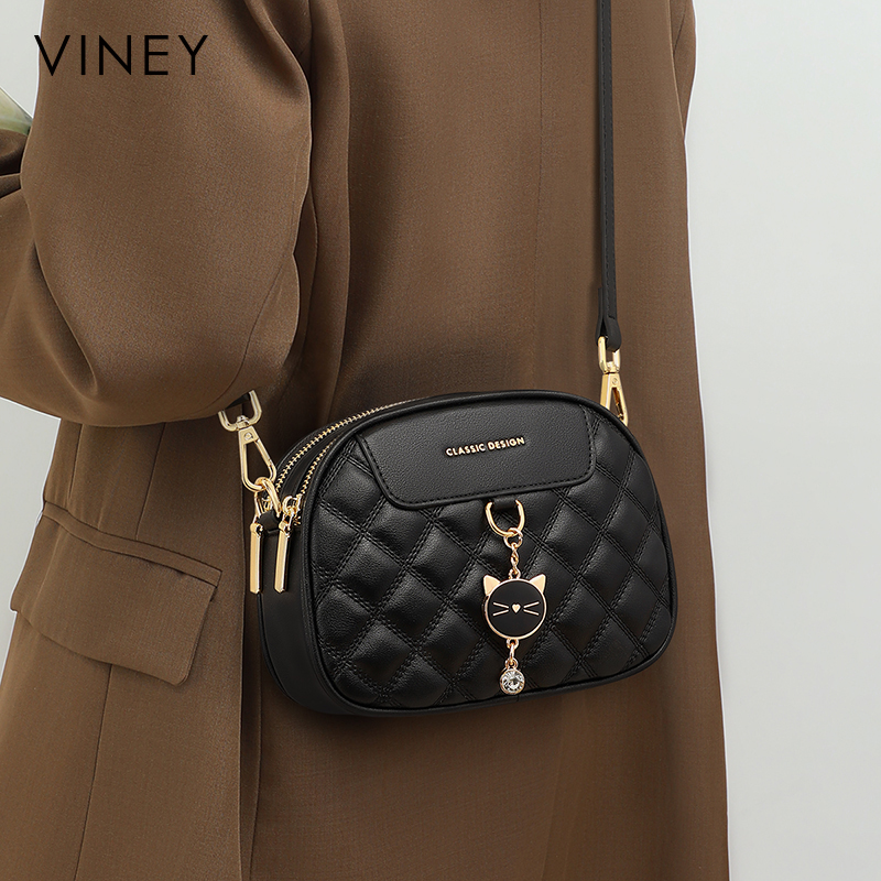 Viney包包女2025新款轻奢品牌上档次斜挎包生日礼物送女友送老婆