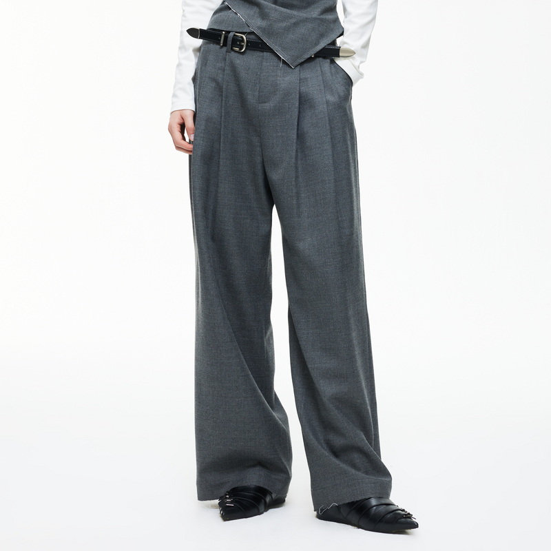 【会员专享】REVAN STUDIO慵懒风休闲长裤SN91301594