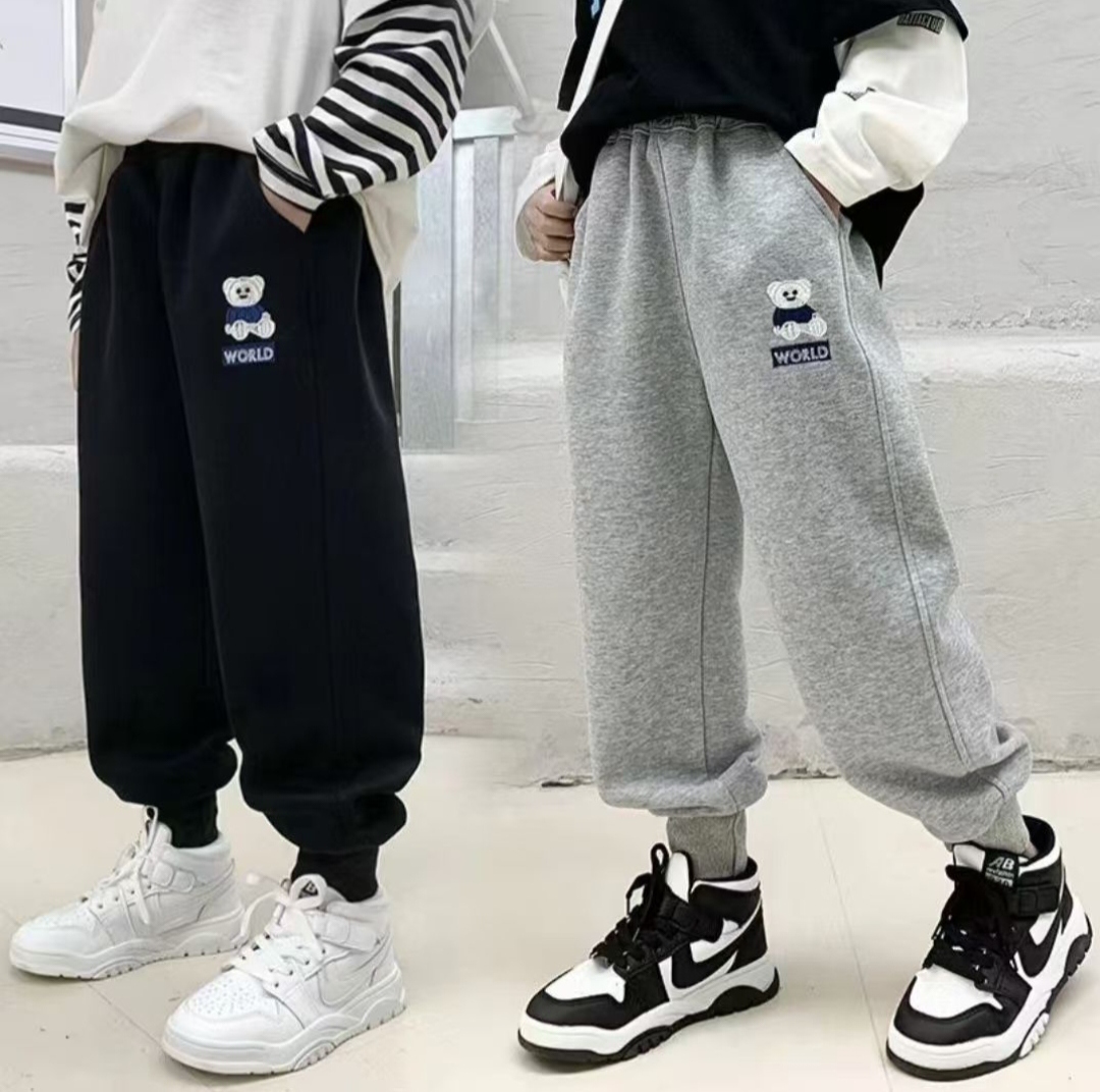 【超值加绒款】2025年儿童春秋运动裤小中大童卫裤洋气简约百搭