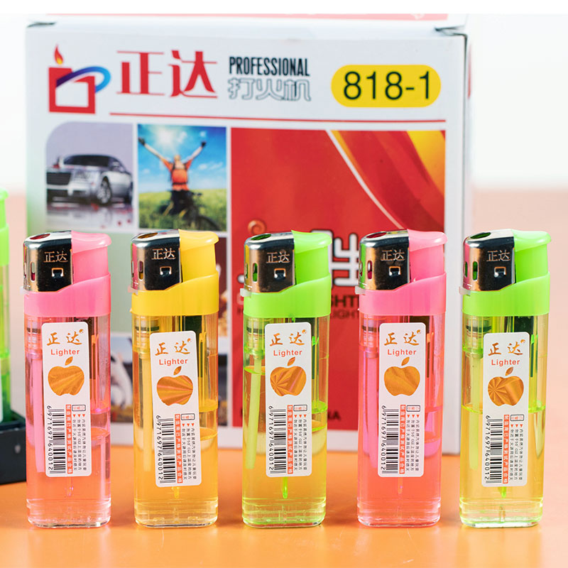 加厚一次性打火机透明优质防爆耐用批发明火批发免费包邮展示高压