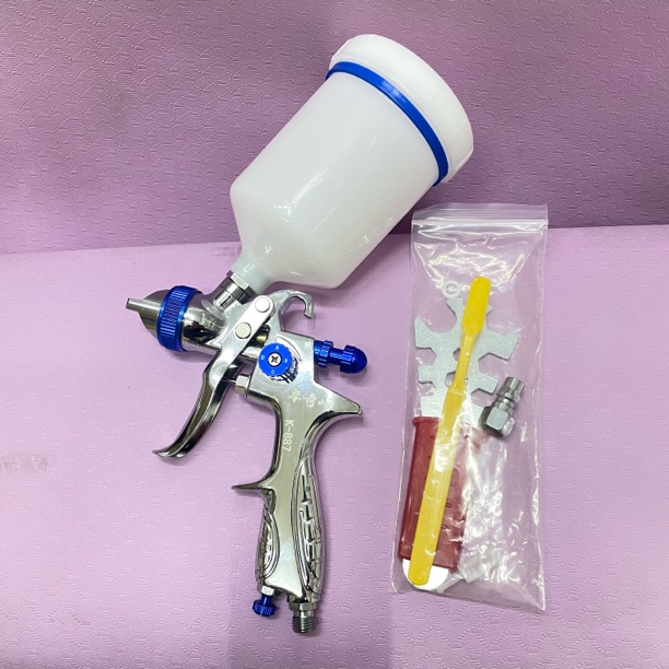 高雾化环保上壶喷漆枪汽车底漆油漆木工喷涂工具口径1.3/1.4喷枪