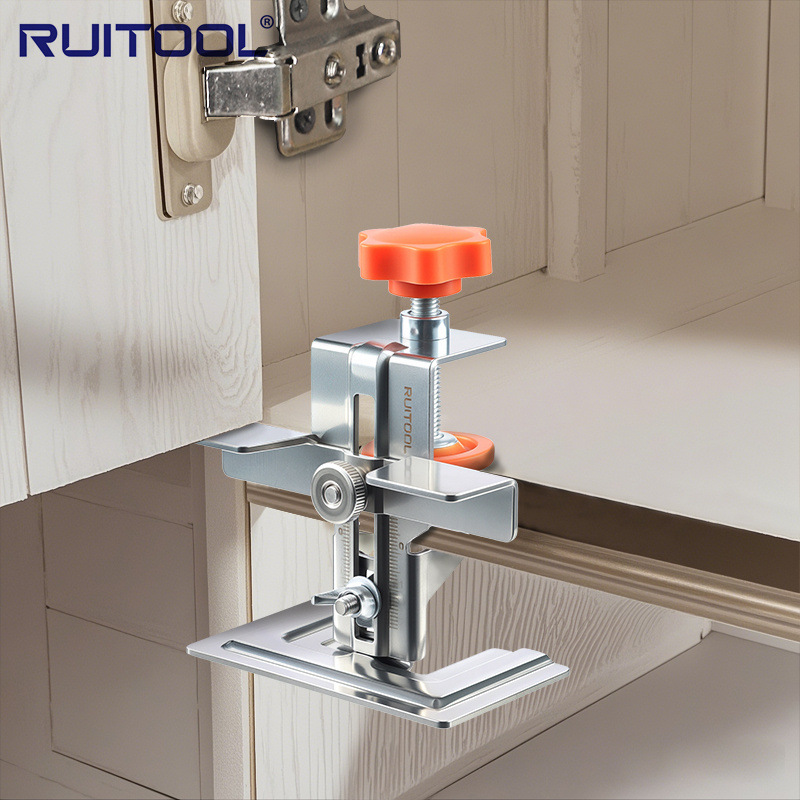 柜门安装辅助工具地柜门安装神器不锈钢快装门辅助器吊柜定位固定