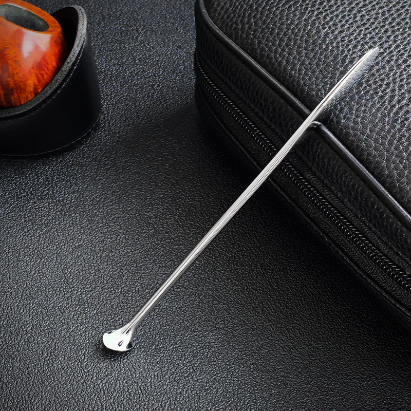 轻便高档斜脚烟斗压棒压草斗粮专用修碳刀防熄火助燃工具烟斗烟袋