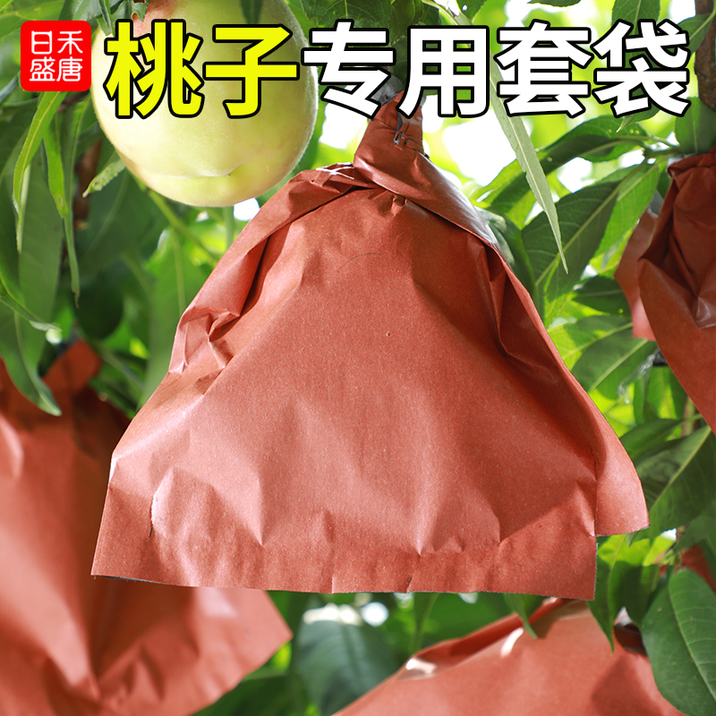 桃子套袋用袋水果套袋防鸟防虫袋水蜜桃扬桃黄桃家用网袋纸袋