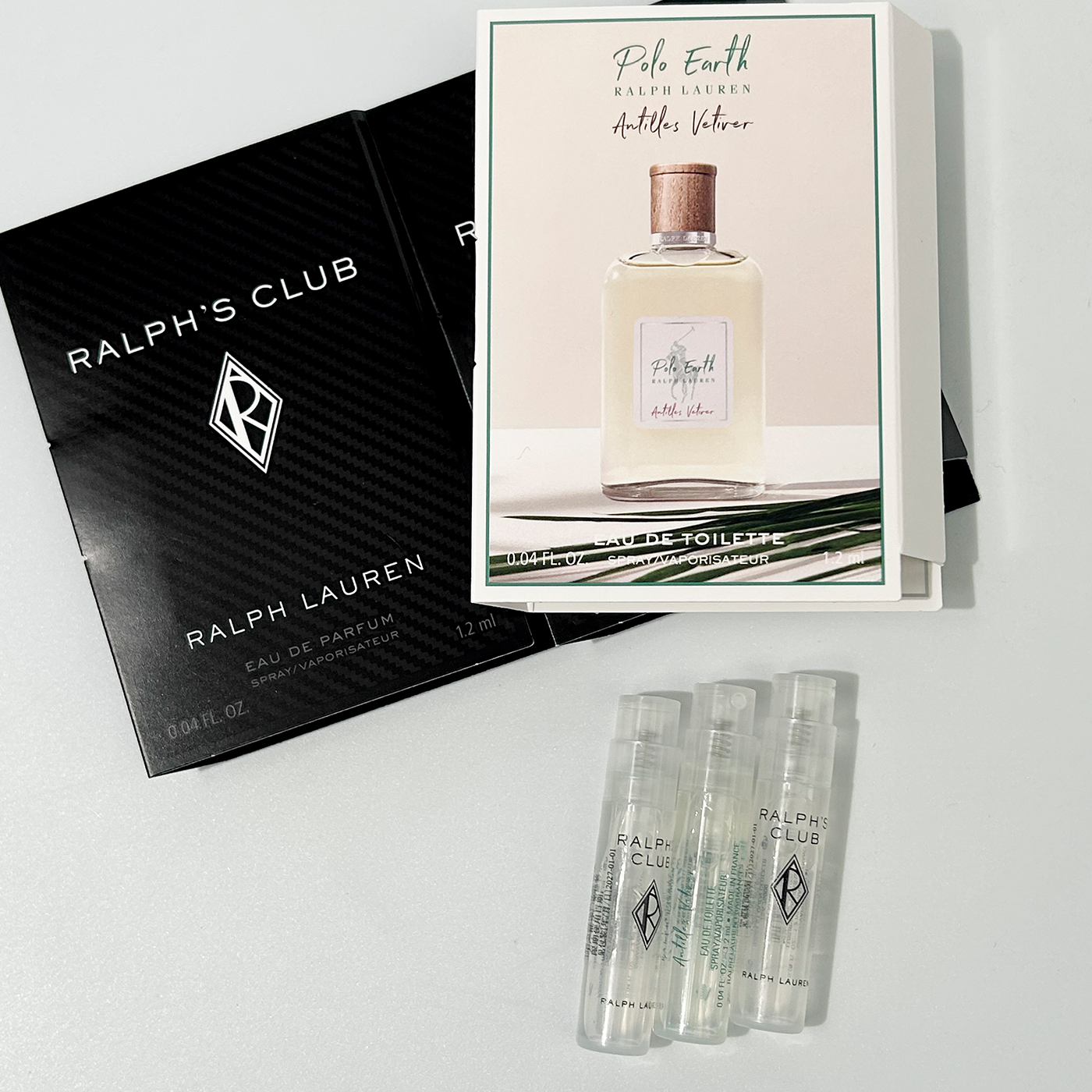 Ralph Lauren/拉夫劳伦3支香水试管组合俱乐部香根草1.2ml小样