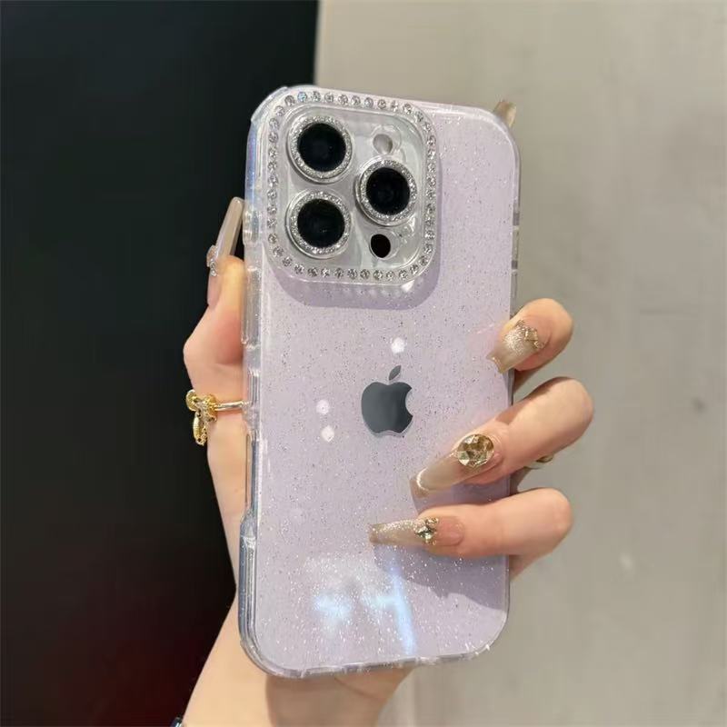 新款高颜值闪粉果冻适用iPhone17Promax苹果16手机壳13/14小众11