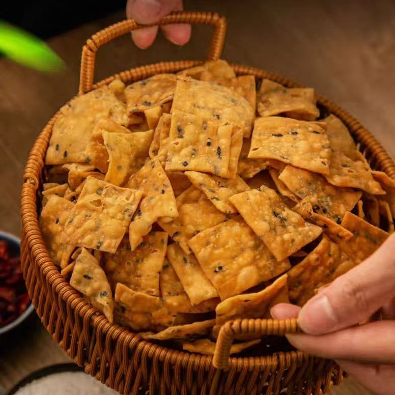 【河南特产】手工麻叶子安徽焦叶子排叉油炸零食儿时8090怀旧糕点