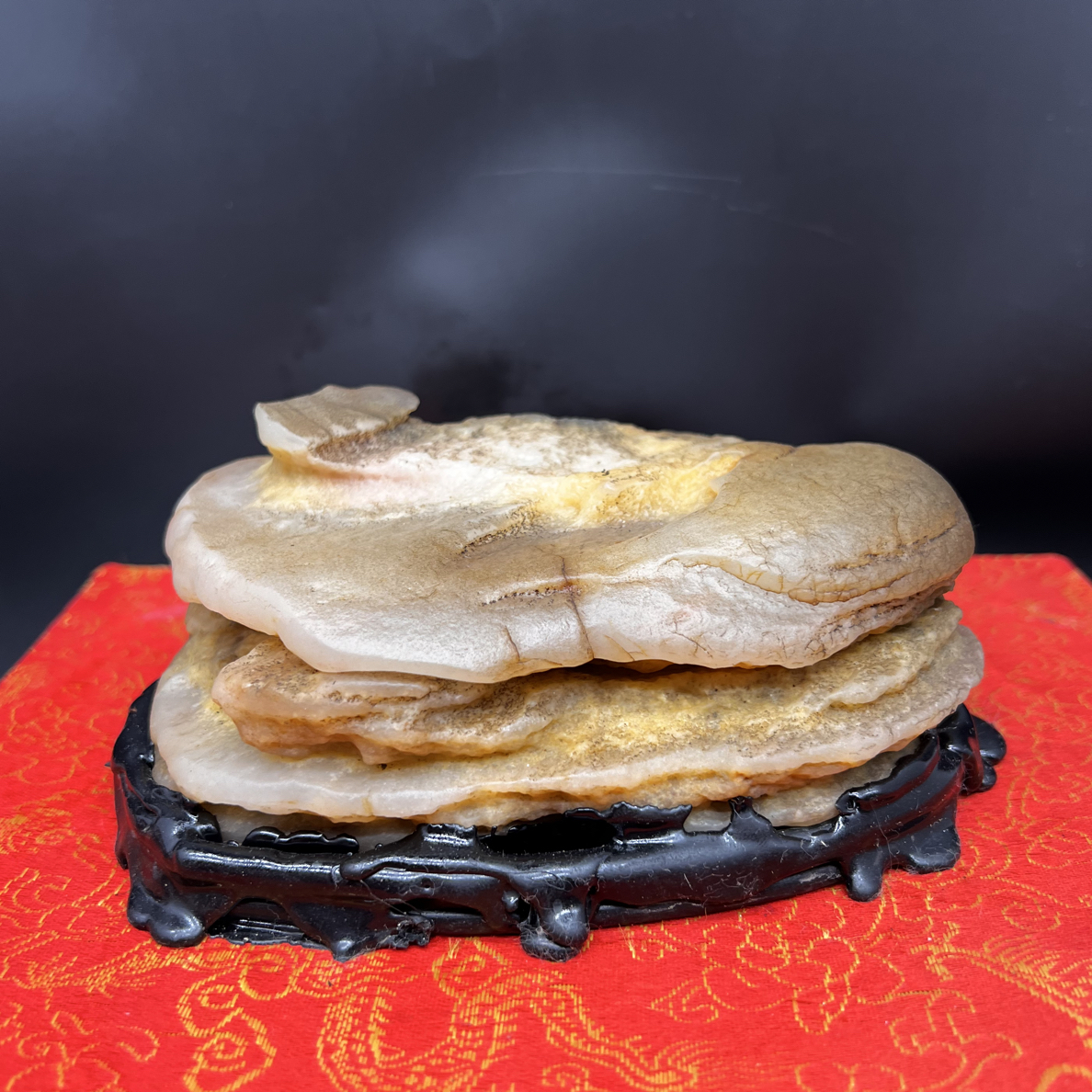 戈壁石泥石盆景石“直播链接”