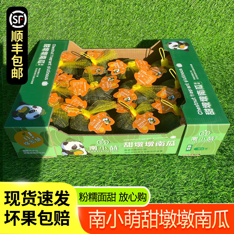 南小萌 甜墩墩南瓜 3-11斤 新鲜贝贝南瓜 板栗味 软糯甘甜