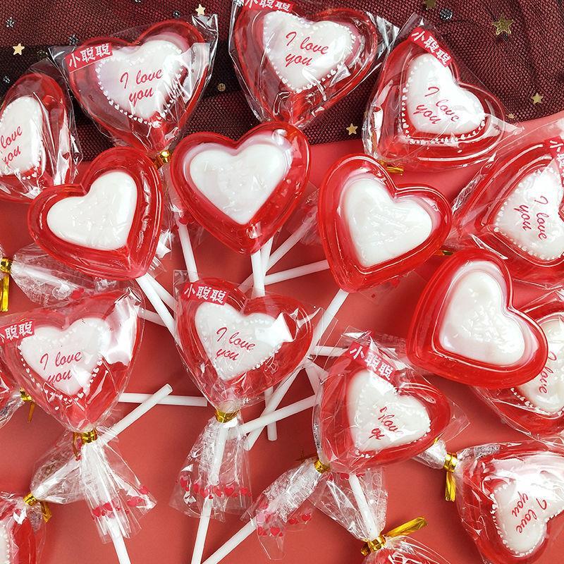 创意爱心棒棒糖花束网红手工喜糖婚庆情人节糖果儿童节糖果