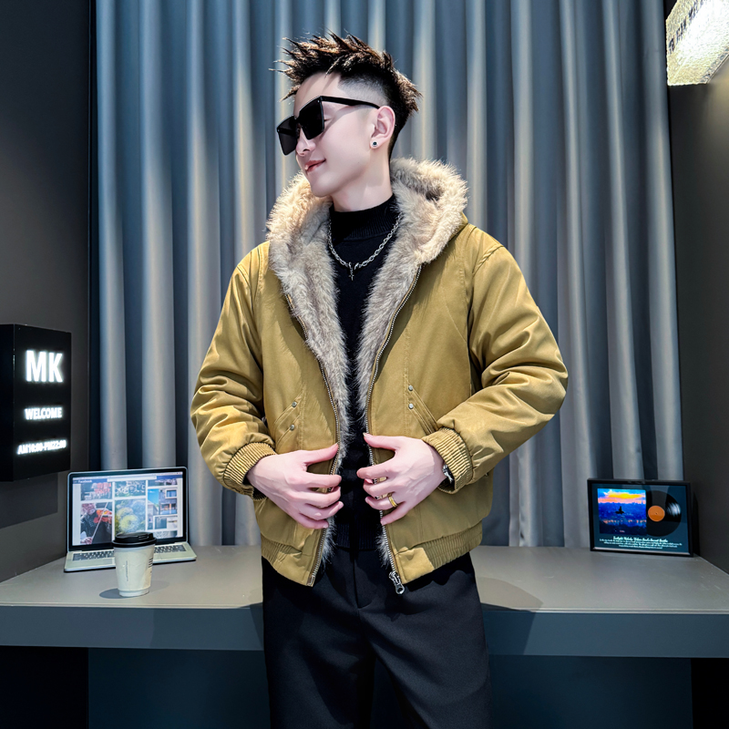 座山雕棉服男款冬季爆款外套2025新款高级感潮牌保暖袄子男装棉衣