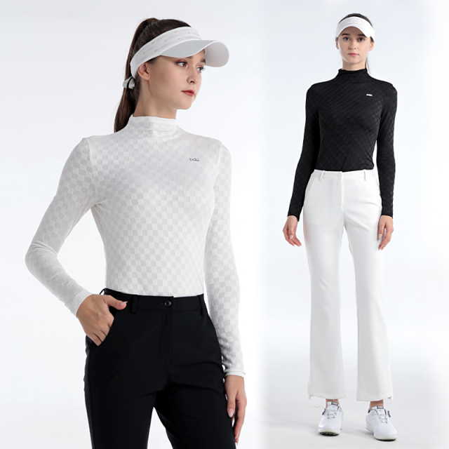 2025高尔夫服装女士打底衫秋季保暖防晒运动长袖上衣T恤女装衣服