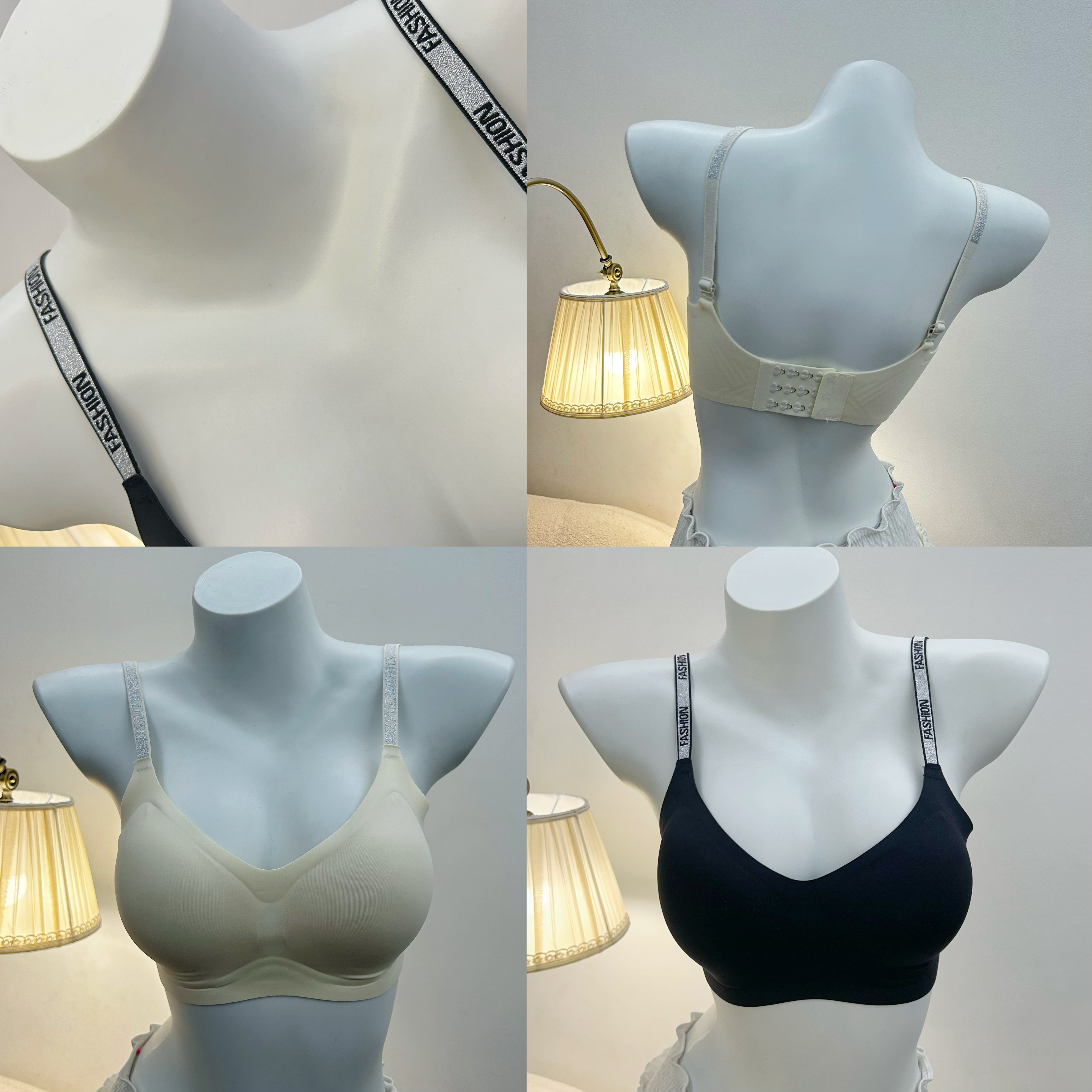 山茶花小香氛内衣超薄反重力提拉亮闪肩带欧若风运动内衣文胸罩