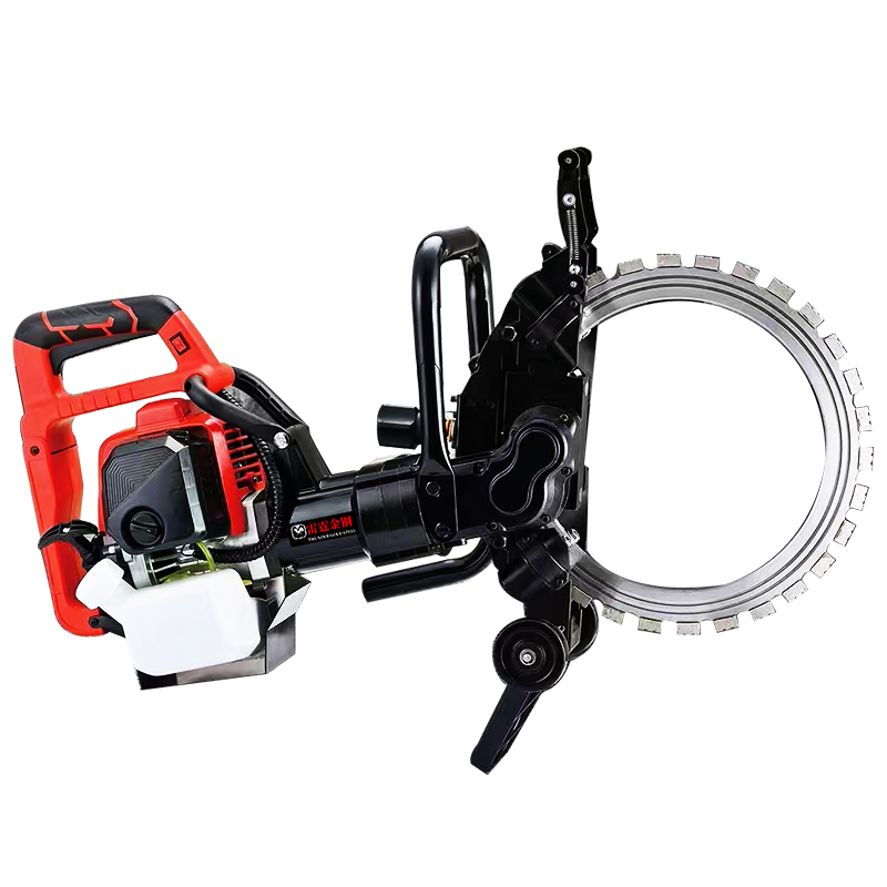 便捷式汽油切割机消防无齿锯切墙混凝土石材切割锯大功率切墙