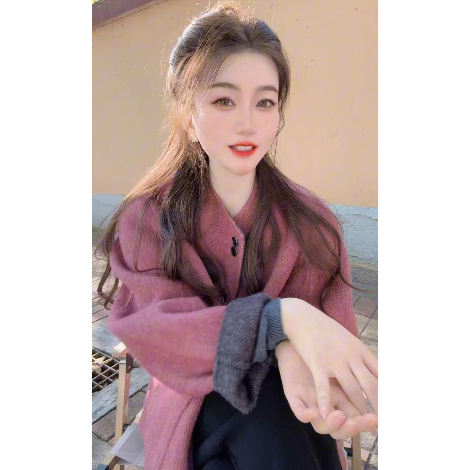 『梅紫国风X』时尚气质百搭外套2508