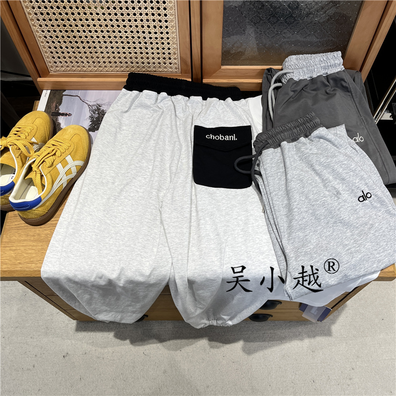 吴小越W1275童装男童裤子夏款儿童长裤男孩卫裤休闲运动裤