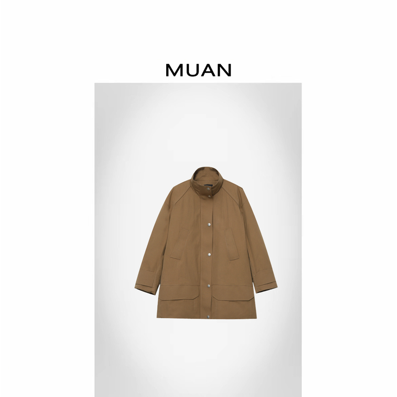 木岸MUAN：《中古派对鹅绒服》“中古系列”90白鹅羽绒服女D-YJ-25062