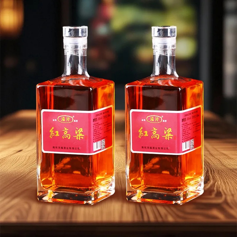 泓斧高密红高粱酒52度莫言家乡白酒纯粮酒50052度500ml