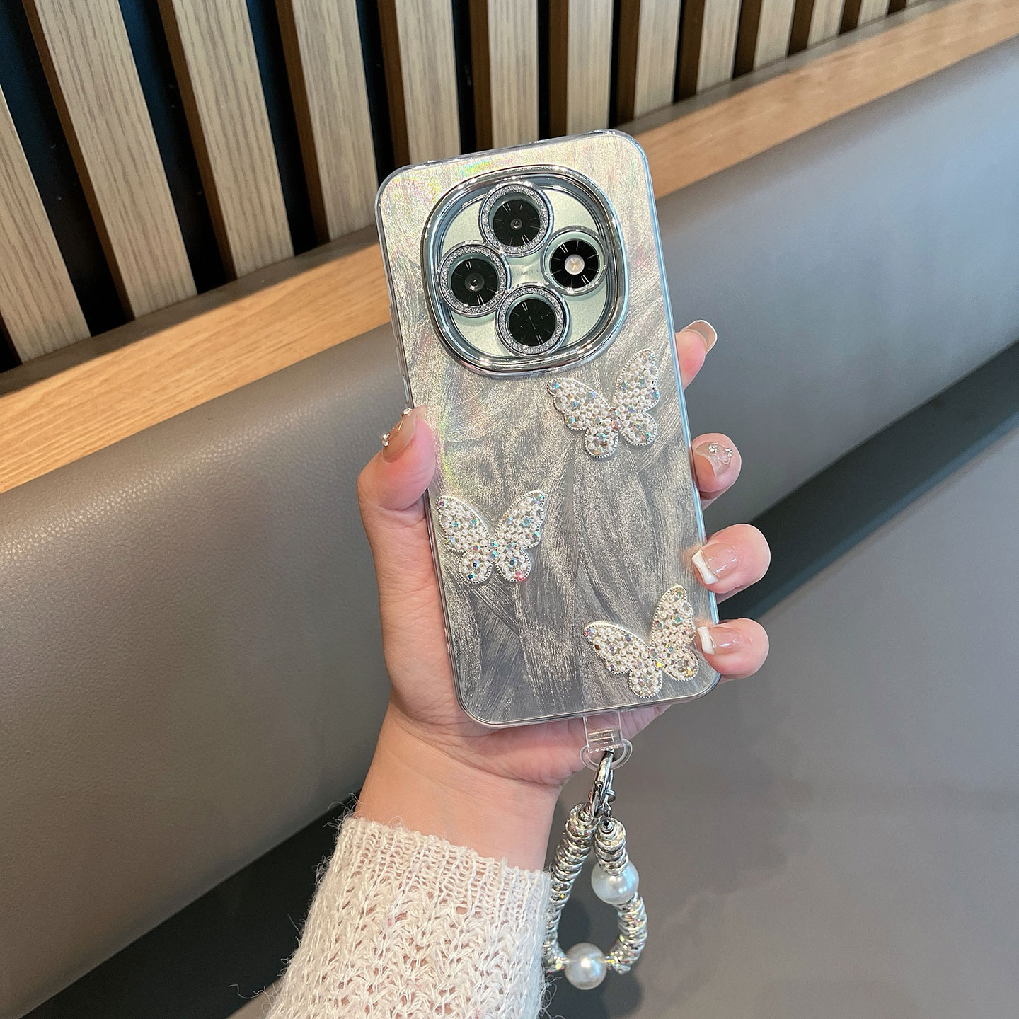 适用于oppoa6pro手机壳pln110新款女带镜头膜全包防摔蝴蝶保护套