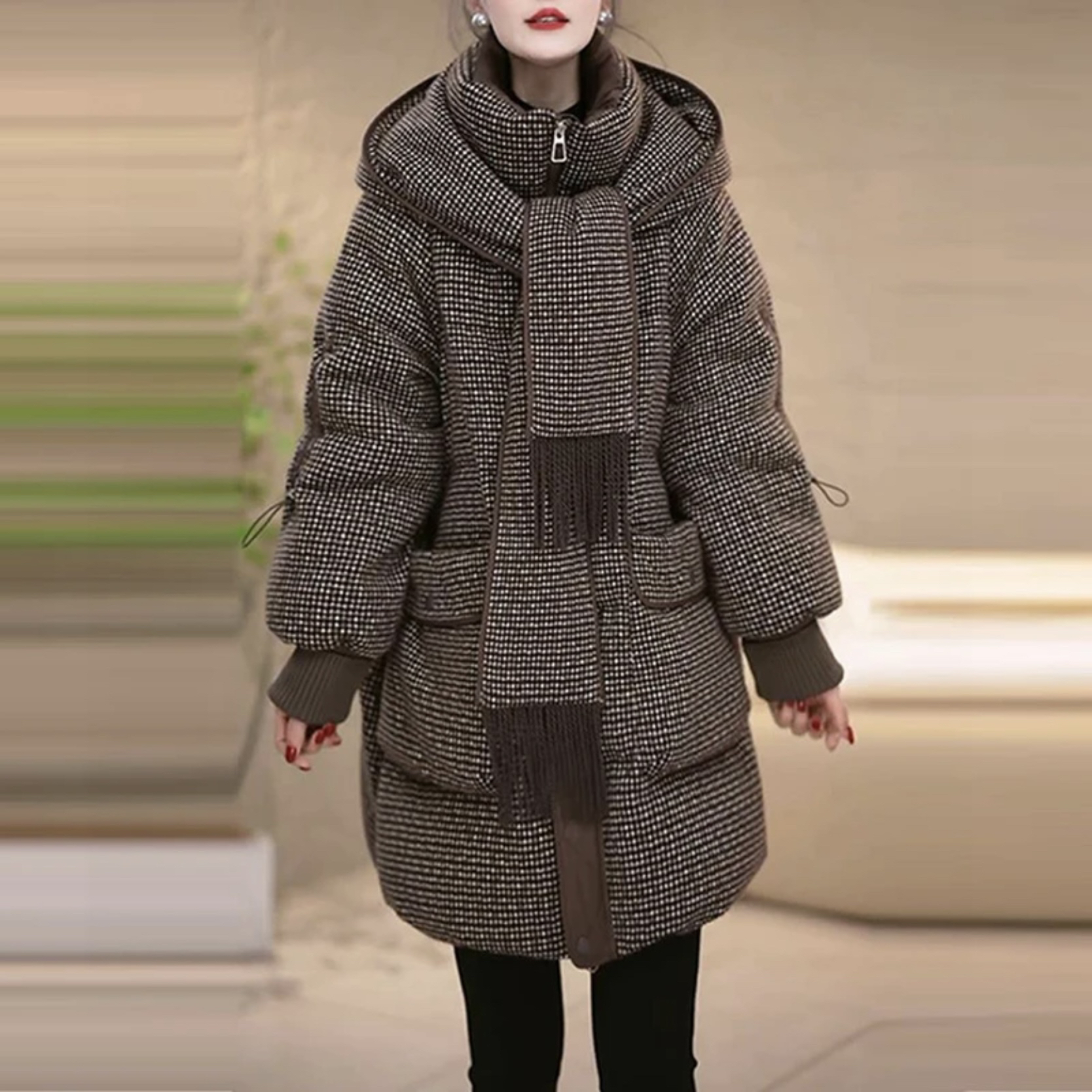 【羽绒服】2025冬季新款精致时尚优雅高贵优雅减龄韩版百搭羽绒服