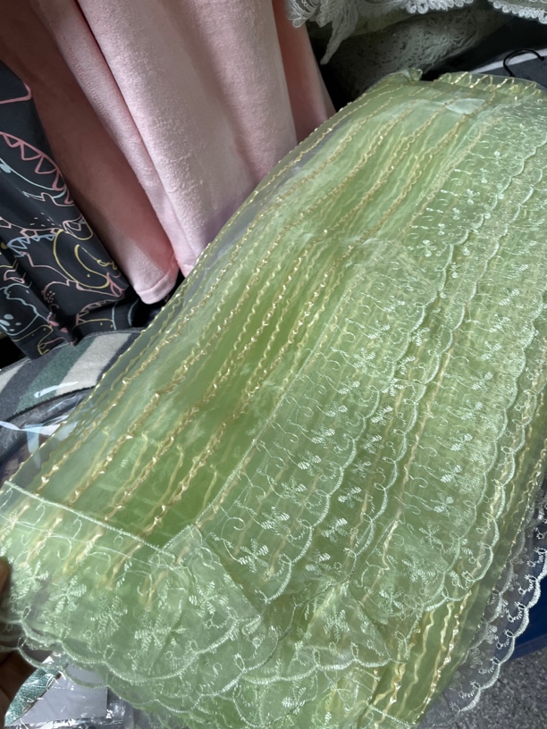 防尘超薄布料手工双层拼接盖巾家用تاتلىقتۈرۈمدەستىغان纱桌布