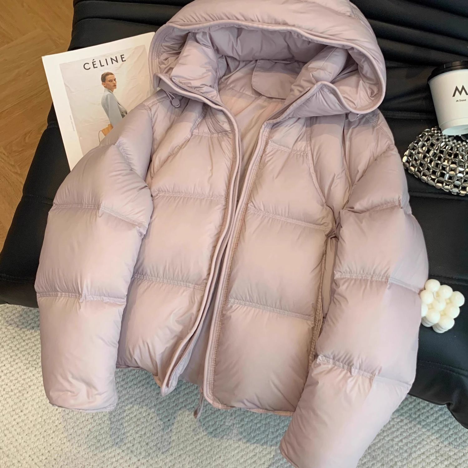 小个子超好看棉衣减龄羽绒棉服女2025冬季新款加厚保暖短款面包服