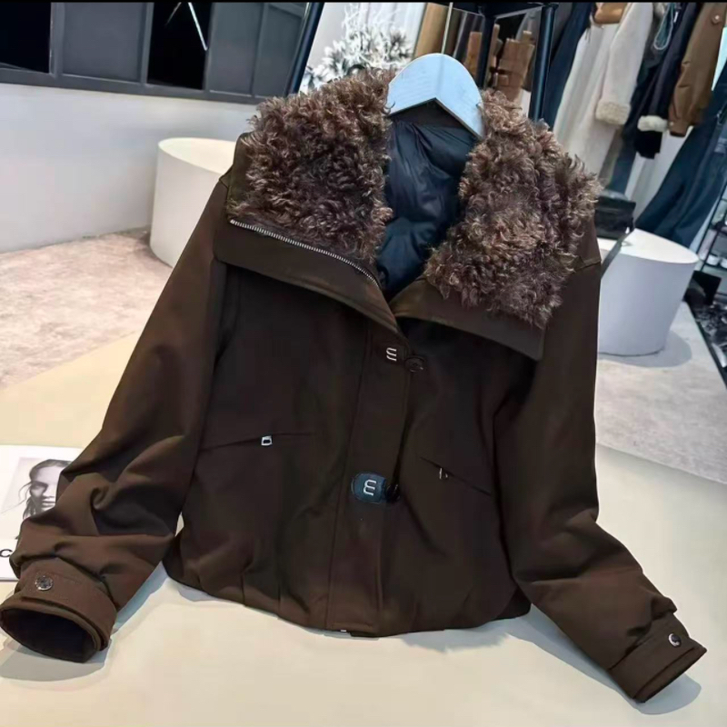 【亚聚专属】2025年冬款立领羽绒外塔百搭休闲韩系女款#5561