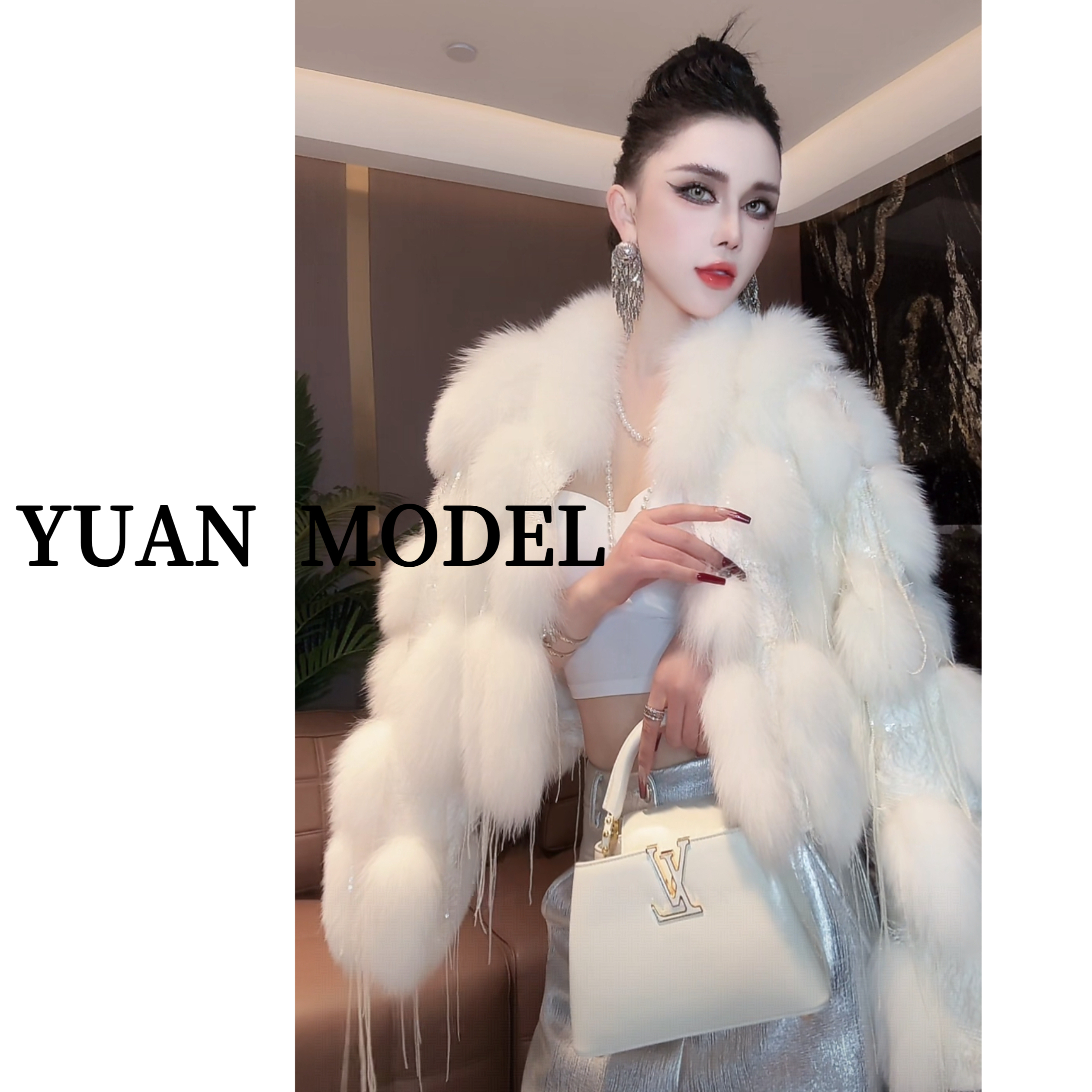YUAN MODEL/媛老板-【人间白月光】女主草外套 111037