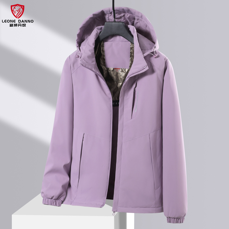 情侣款冲锋衣男女保暖一体棉服防风防水春秋冬季棉衣棉袄户外外套