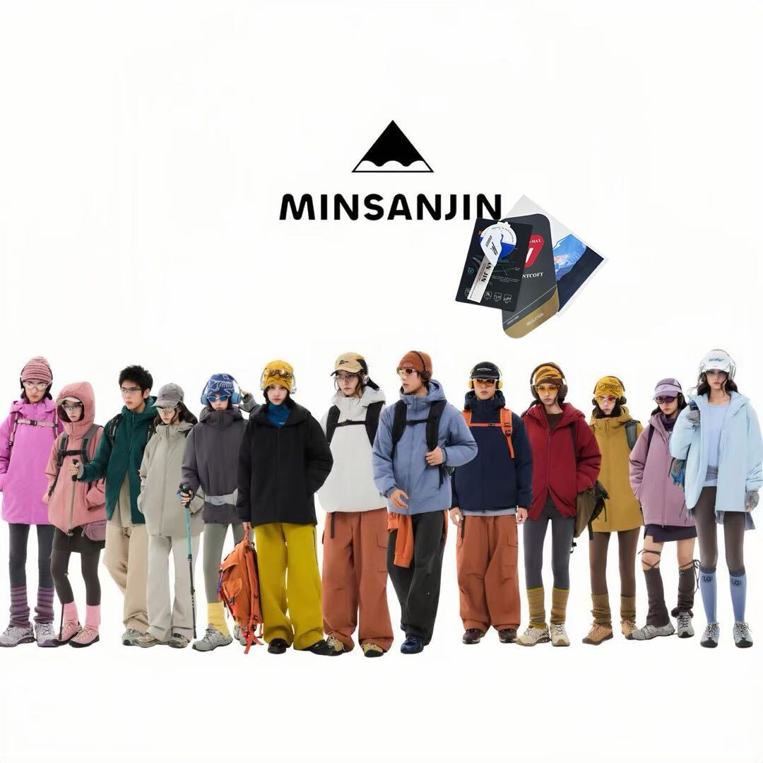 MIN SAN JIN【极致轻量化】秋冬户外轻量多巴胺棉服科技棉夹克外套