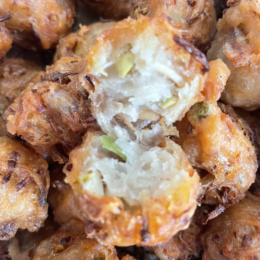 安徽特色绿豆圆子，虾皮绿豆圆子汤，经典美味