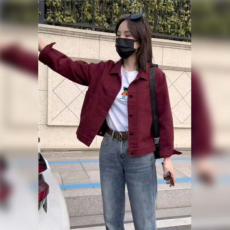 短款牛仔外套女2025年春秋季新款小个子休闲百搭爆款薄款夹克上衣