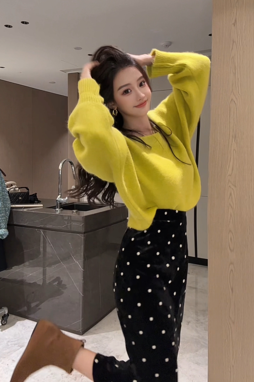 利达 NEW DADADA  爆款网红新时尚减龄百搭气质毛织毛衣CUM2256