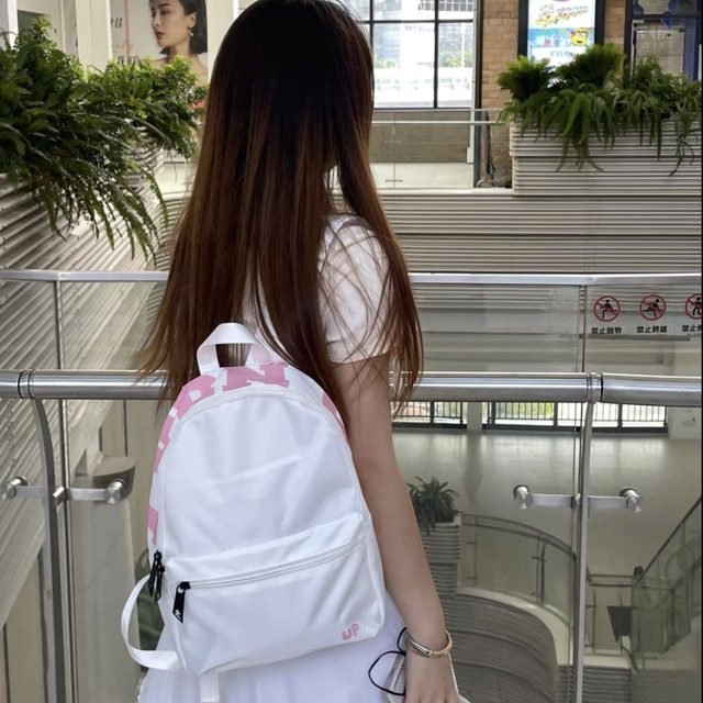 NICE新款双肩包小众简约少女书包高颜值女生旅行包高中大学生背包