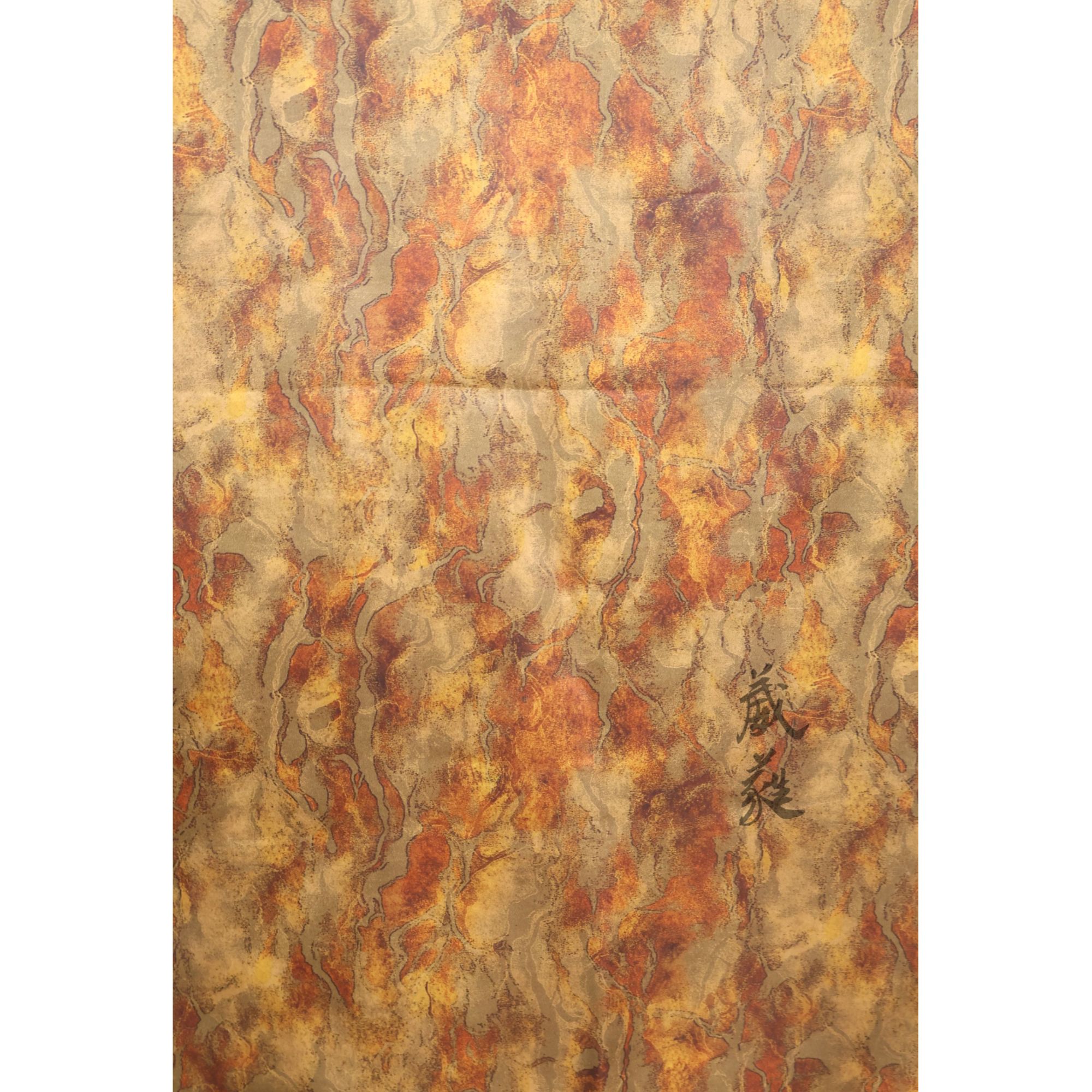 【国风披肩】葳蕤国风中式香云纱前喷工艺披肩复古围巾（长180宽57）