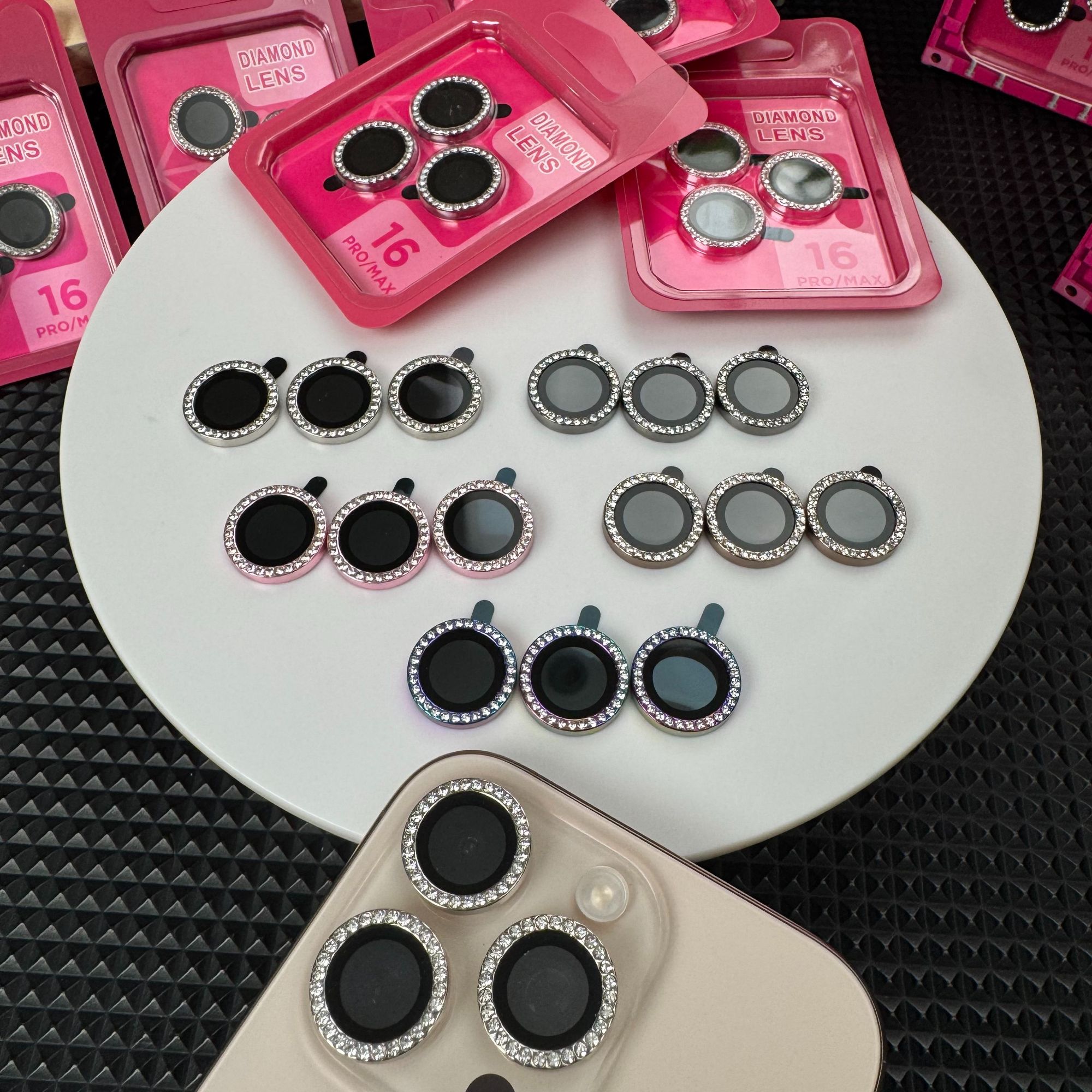 苹果16Pro镜头膜保护圈iPhone15/16防刮分体式保护后置摄像头无损