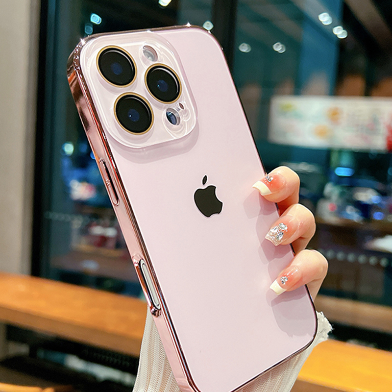 适用苹果16ProMax手机壳AG纳米电镀手机壳15自带镜头膜14防摔硬壳