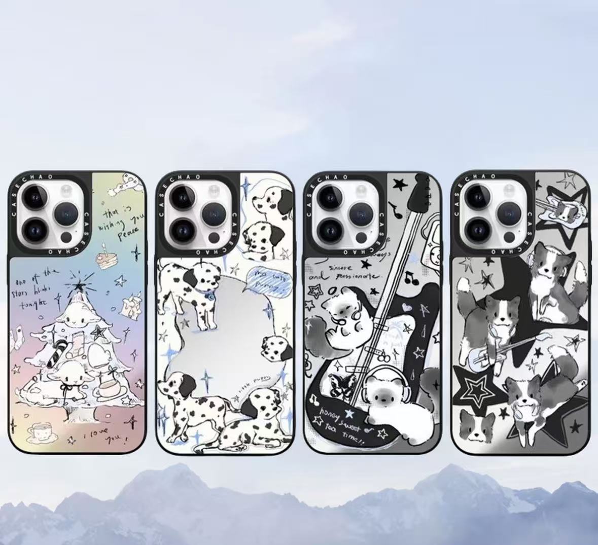 C家孤品清货镜面亚克力新壳体适用苹果系列12/13/14/15/16PM