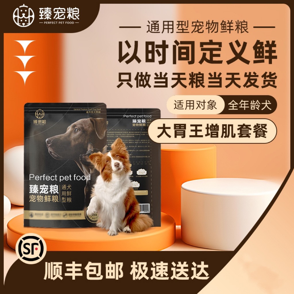 （中大型犬-犬粮）宠物湿粮狗粮狗饭鲜粮磨牙通用全价犬鲜主粮
