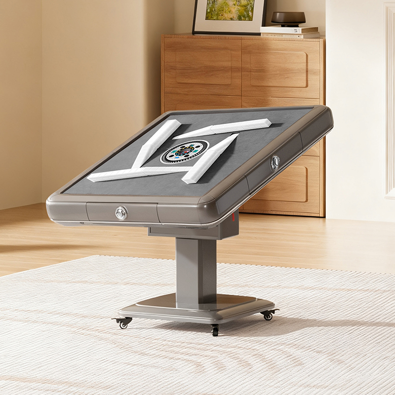 麻雀王防侧翻全自动麻将机餐桌一体新款迷你过山车折叠家用麻将桌